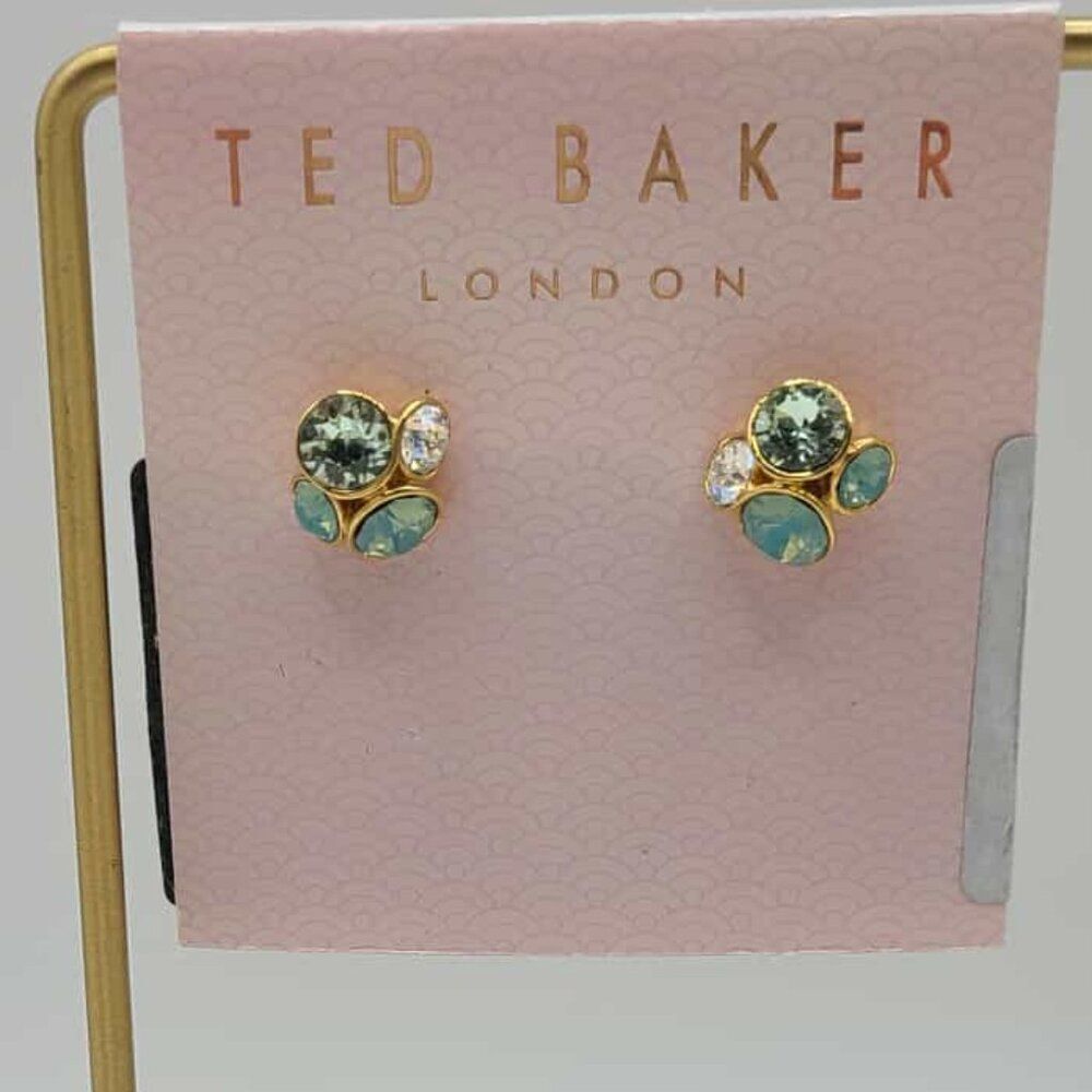 Ted Baker Lynda Jewel Cluster Stud Earrings NWT!  NEW1